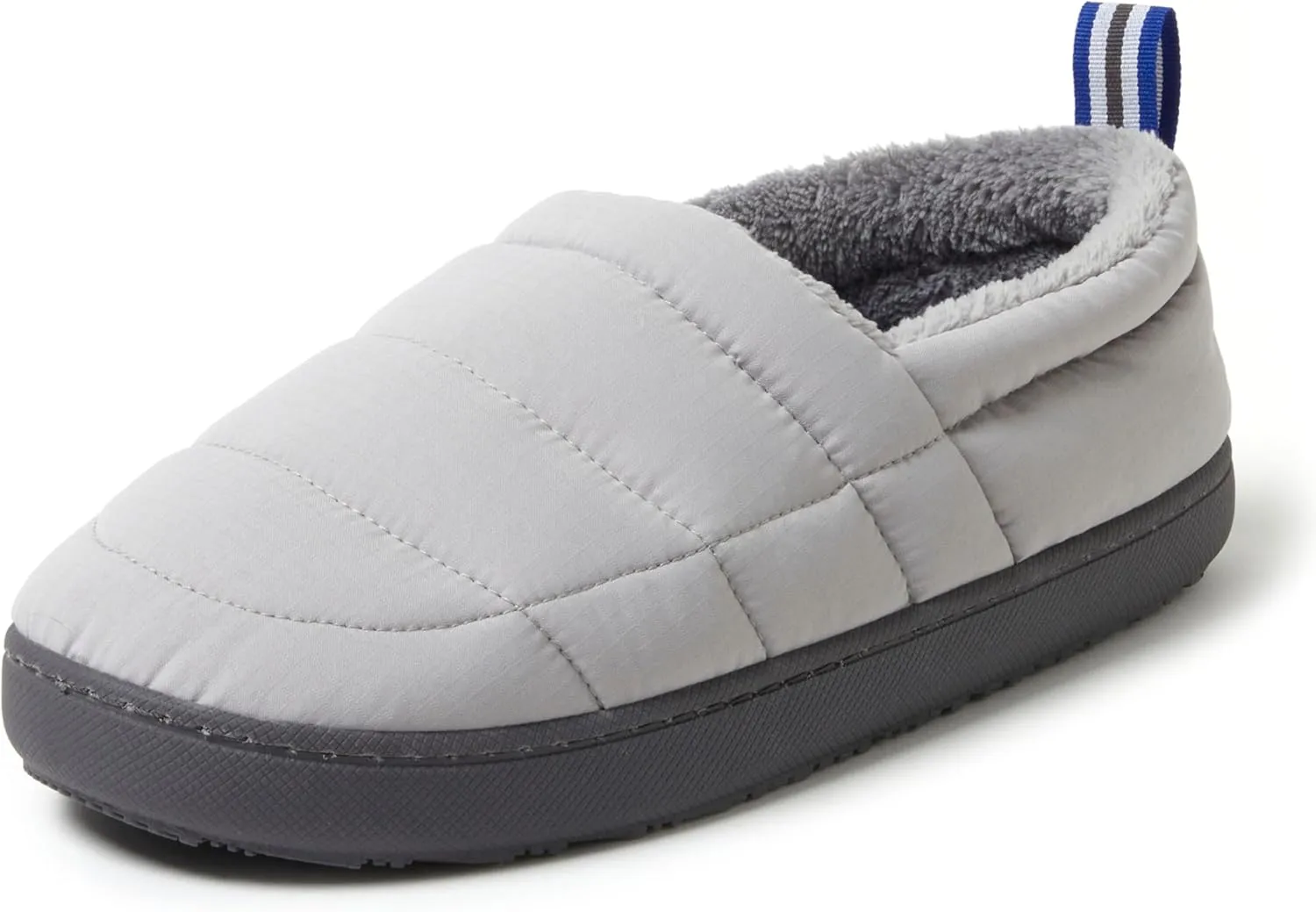 Dearfoams Men's Cullen Ripstop Closed Back Indoor/Outdoor Slipper