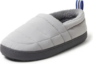 Dearfoams Men's Cullen Ripstop Closed Back Indoor/Outdoor Slipper