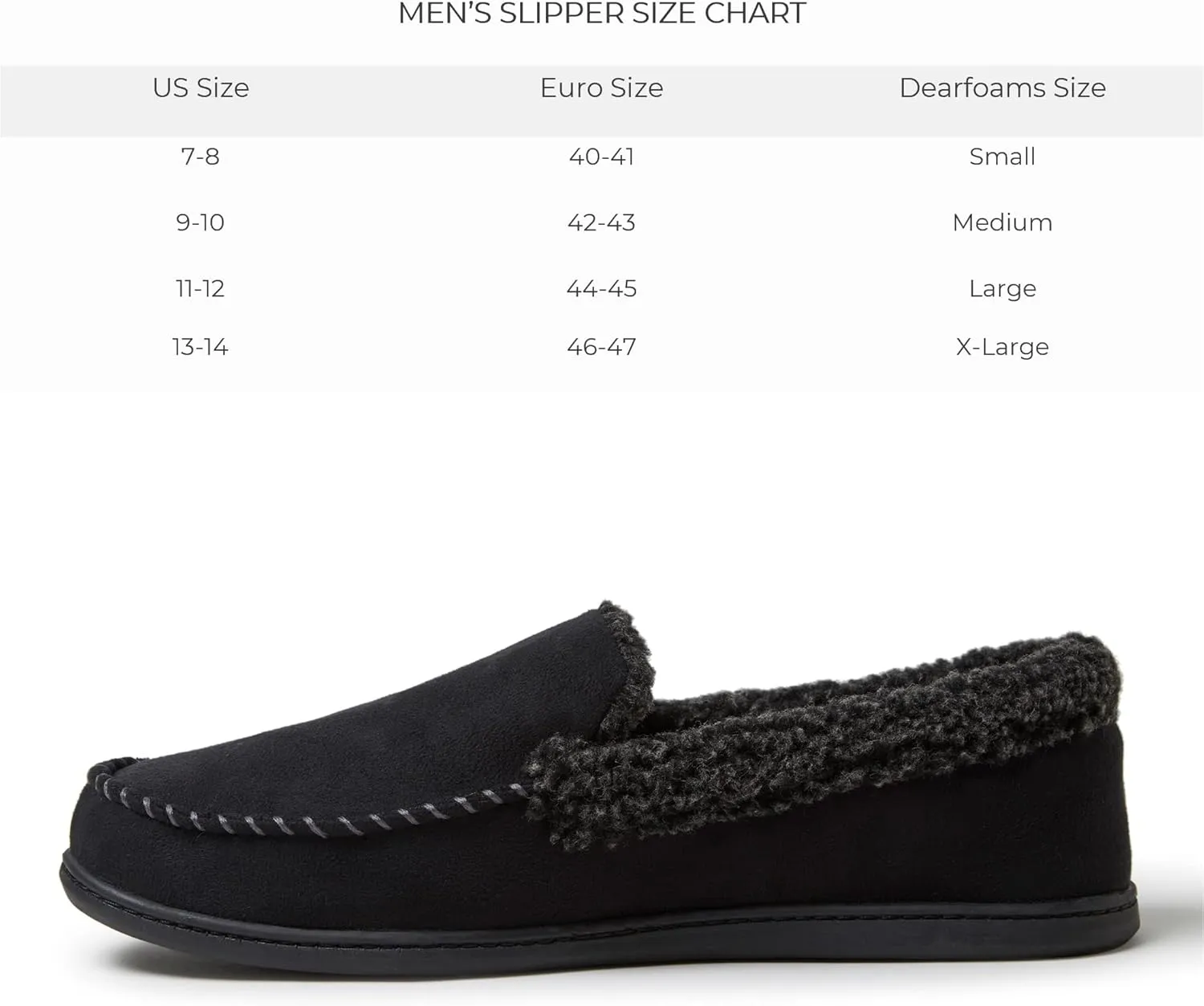 Dearfoams Men's Eli Microfiber Indoor/Outdoor with Whipstitch Detail Suede Moccasin Slipper