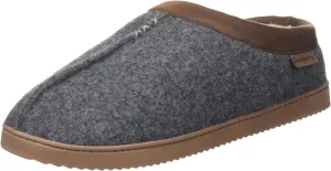 Dearfoams Men's Warner Indoor/Outdoor Memory Foam Comfort Clog Slipper