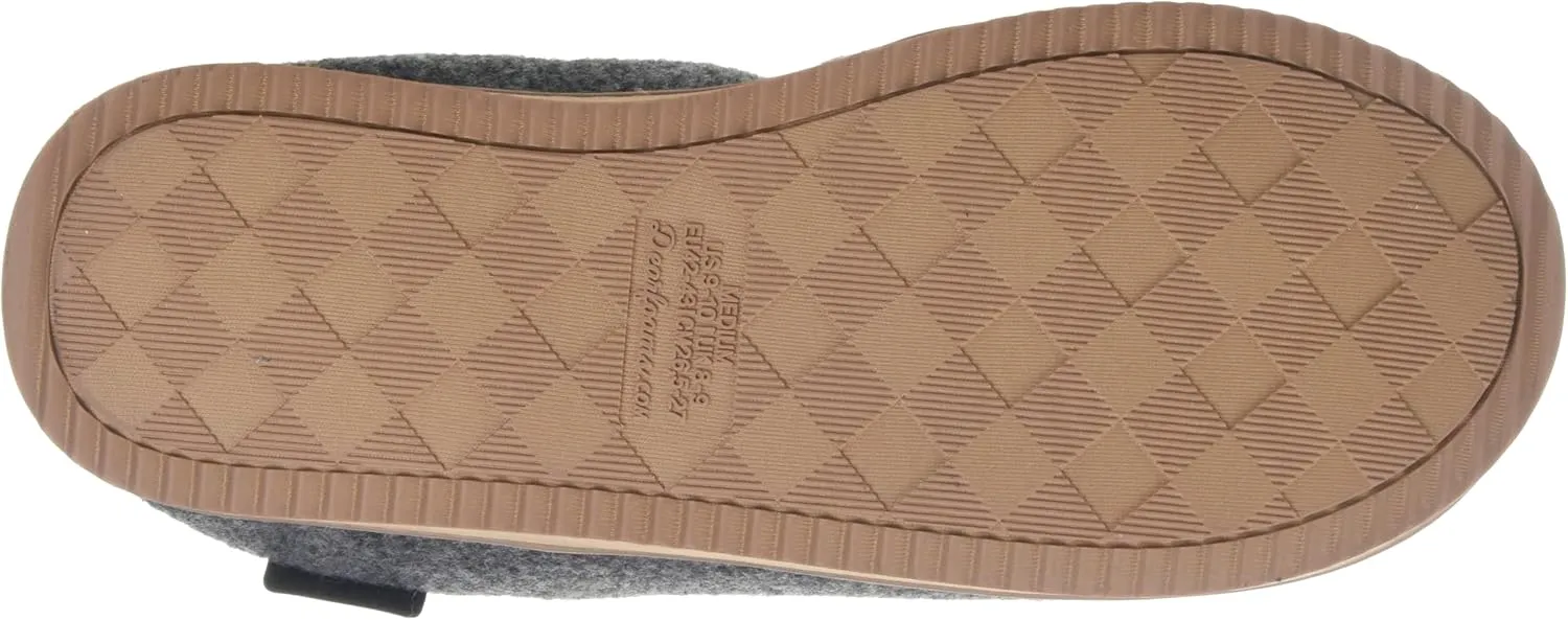 Dearfoams Men's Warner Indoor/Outdoor Memory Foam Comfort Clog Slipper