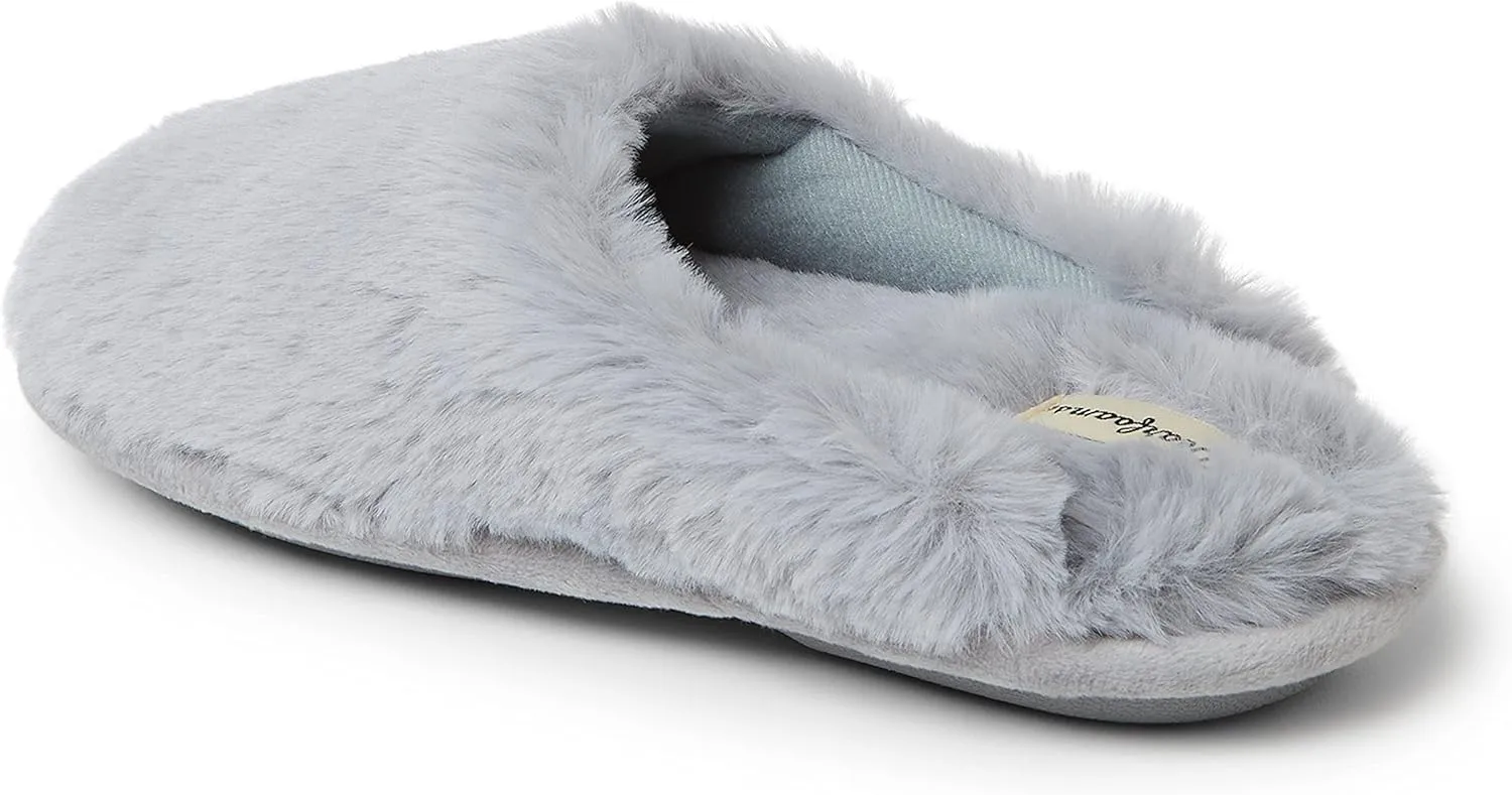 Dearfoams Unisex-Child Washable Brin Pile Scuff Slipper