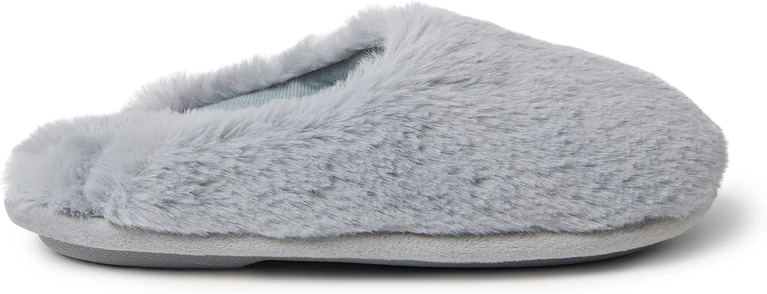 Dearfoams Unisex-Child Washable Brin Pile Scuff Slipper