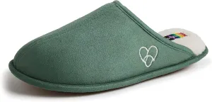 Dearfoams Women's Celebrates Pride Scuff with Inclusive Sizing Slipper