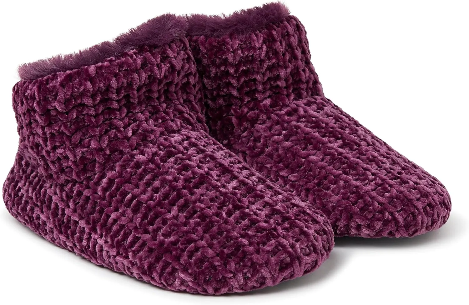 Dearfoams Women's Chenille Bootie Slipper
