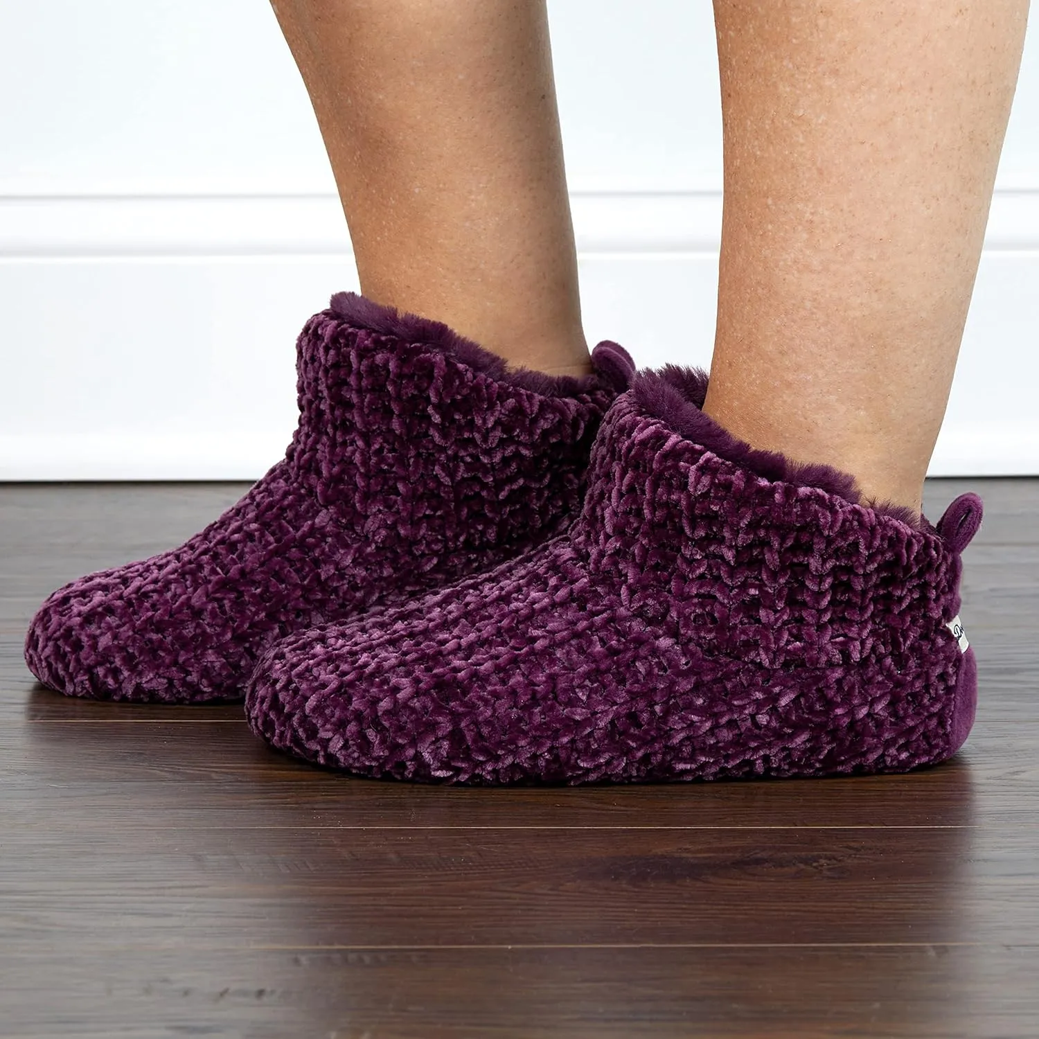 Dearfoams Women's Chenille Bootie Slipper