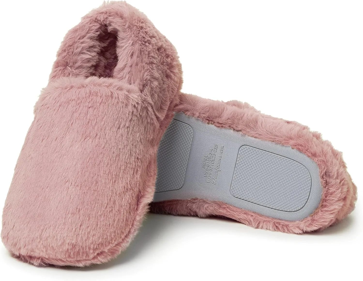 Dearfoams Women's Ellie Fluffy Snuggle Slipper