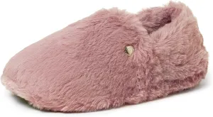 Dearfoams Women's Ellie Fluffy Snuggle Slipper