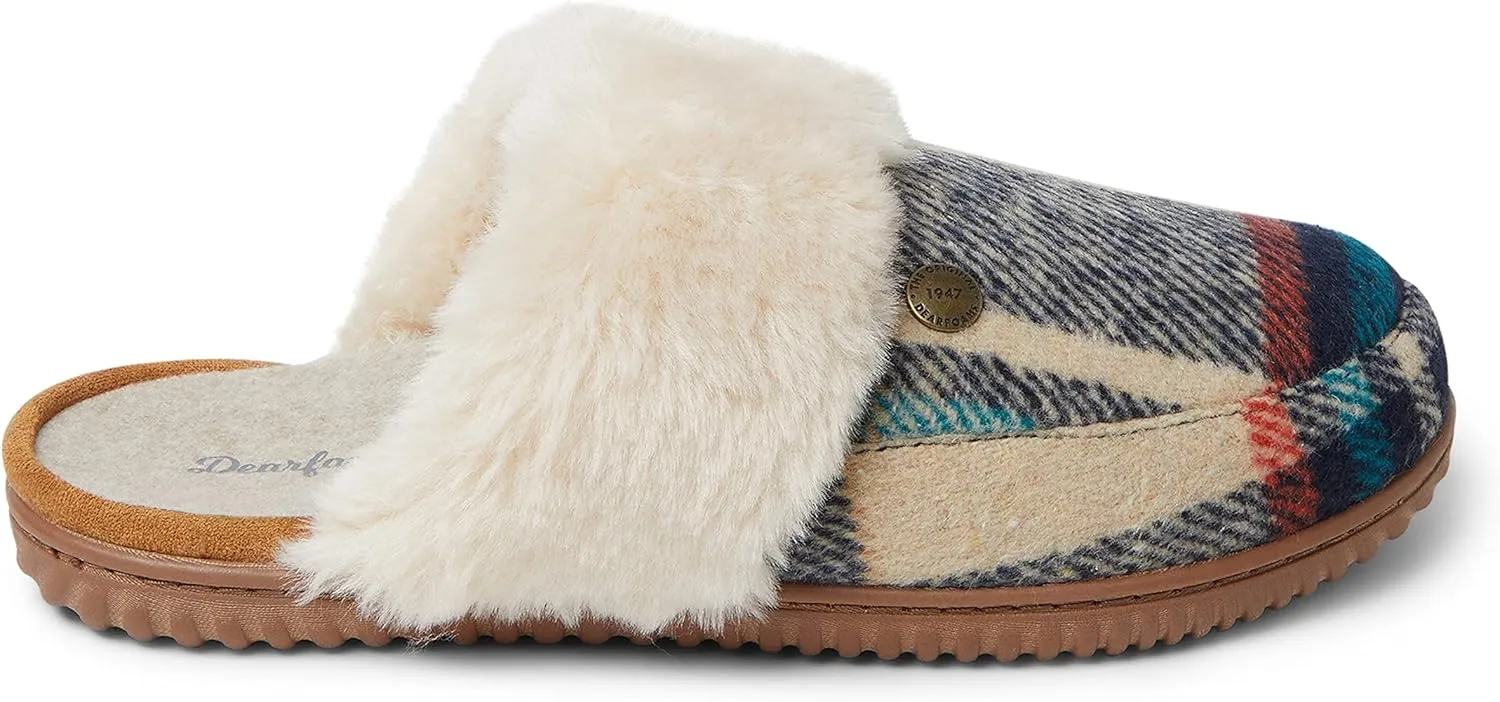Dearfoams Women's Geneva Closed Toe Scuff Slipper
