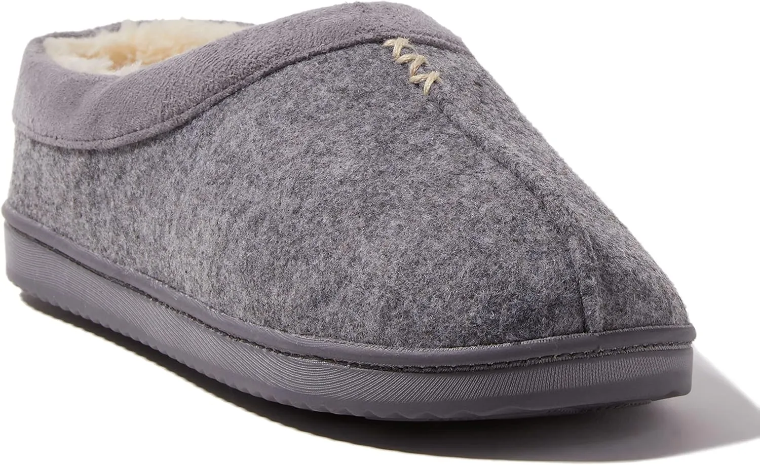 Dearfoams Women's Wren High Vamp Clog Indoor/Outdoor Memory Foam Slipper