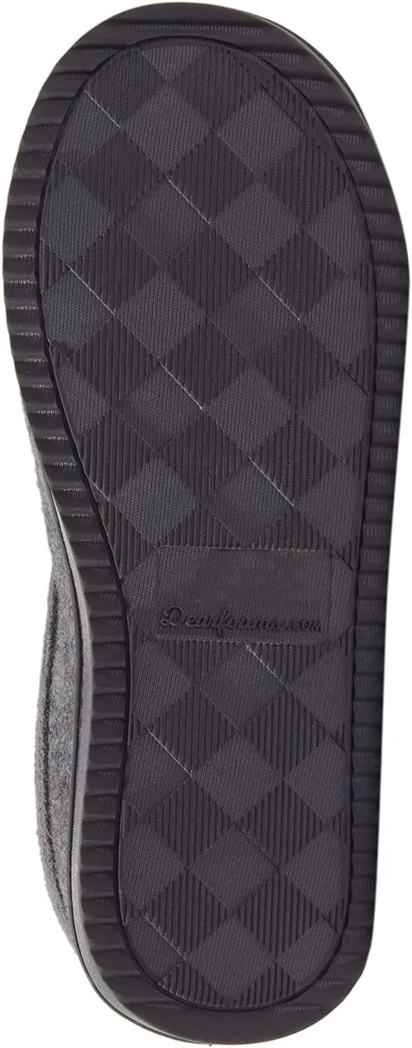 Dearfoams Women's Wren High Vamp Clog Indoor/Outdoor Memory Foam Slipper