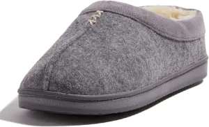 Dearfoams Women's Wren High Vamp Clog Indoor/Outdoor Memory Foam Slipper