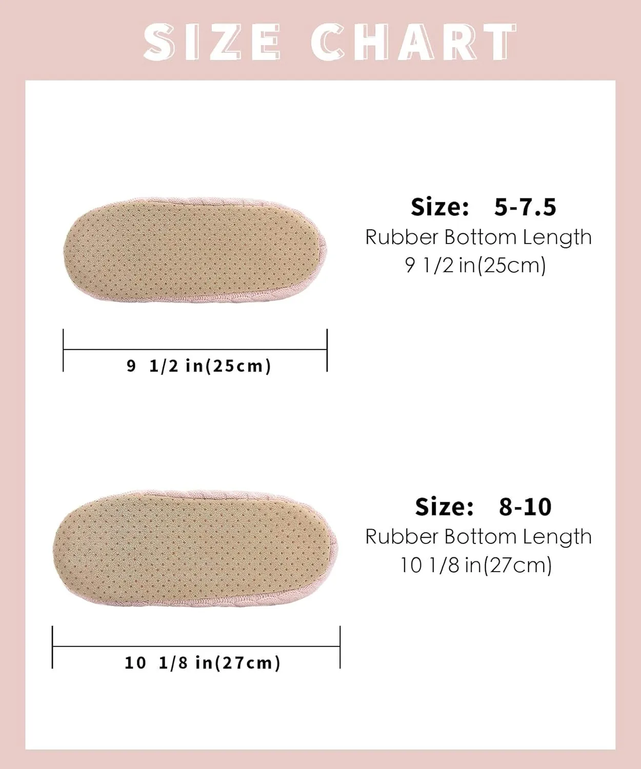 DICUIRD Womens Thick & Warm Slipper Socks with Grippers - Knit House Slippers