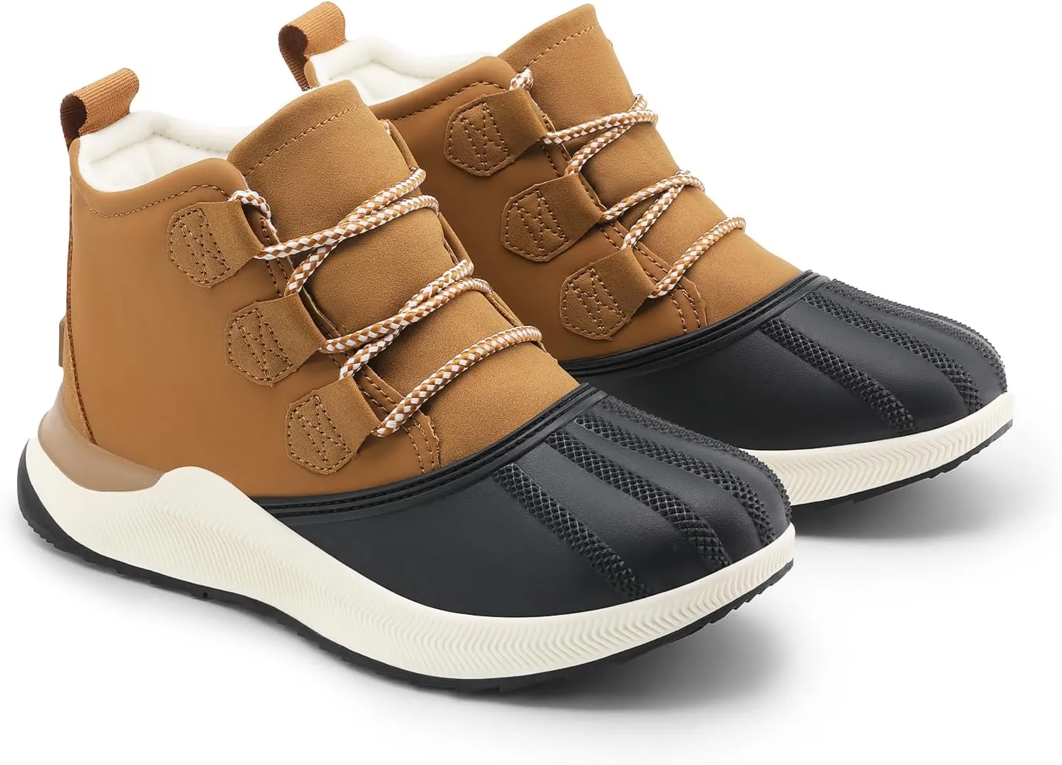 DREAM PAIRS Ankle Winter Boots for Women Waterproof Lace Up Anti-Slip Warm Snow Booties Fashion Sneaker Boots