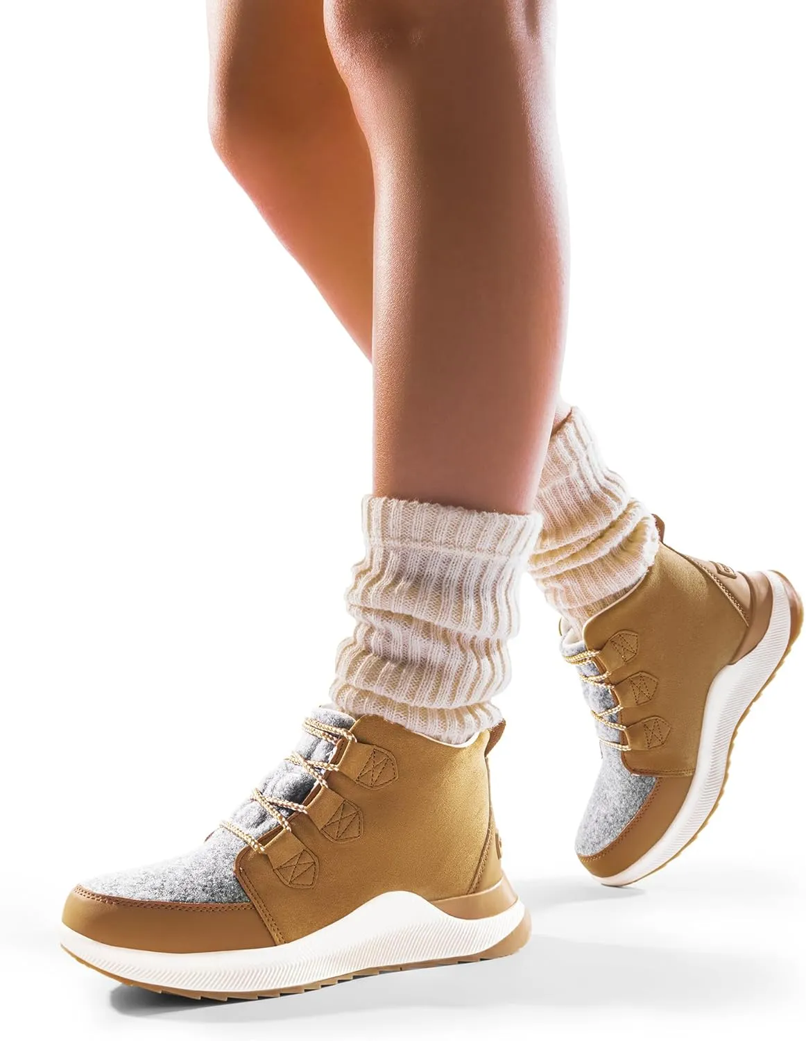 DREAM PAIRS Ankle Winter Boots for Women Waterproof Lace Up Anti-Slip Warm Snow Booties Fashion Sneaker Boots