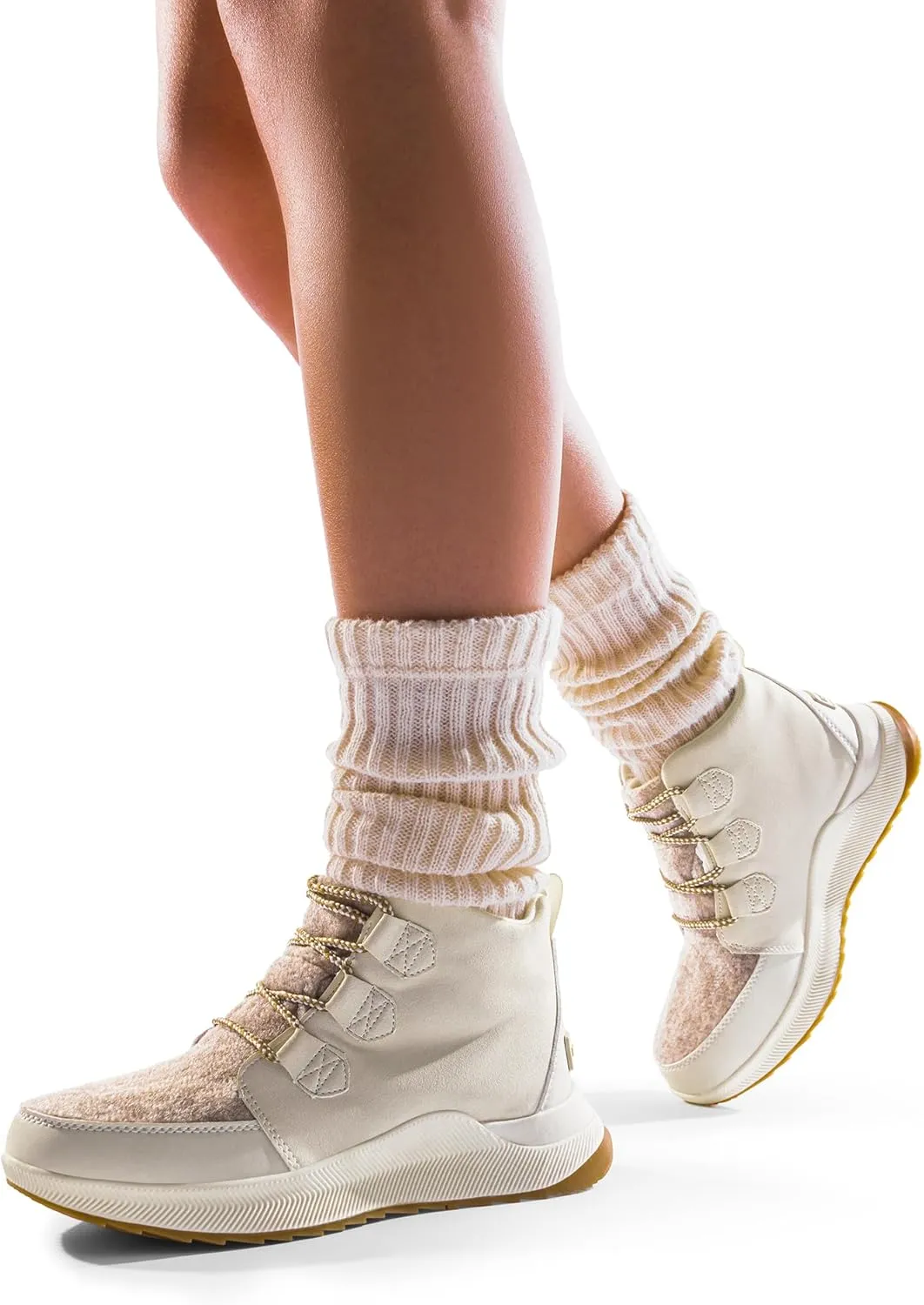 DREAM PAIRS Ankle Winter Boots for Women Waterproof Lace Up Anti-Slip Warm Snow Booties Fashion Sneaker Boots