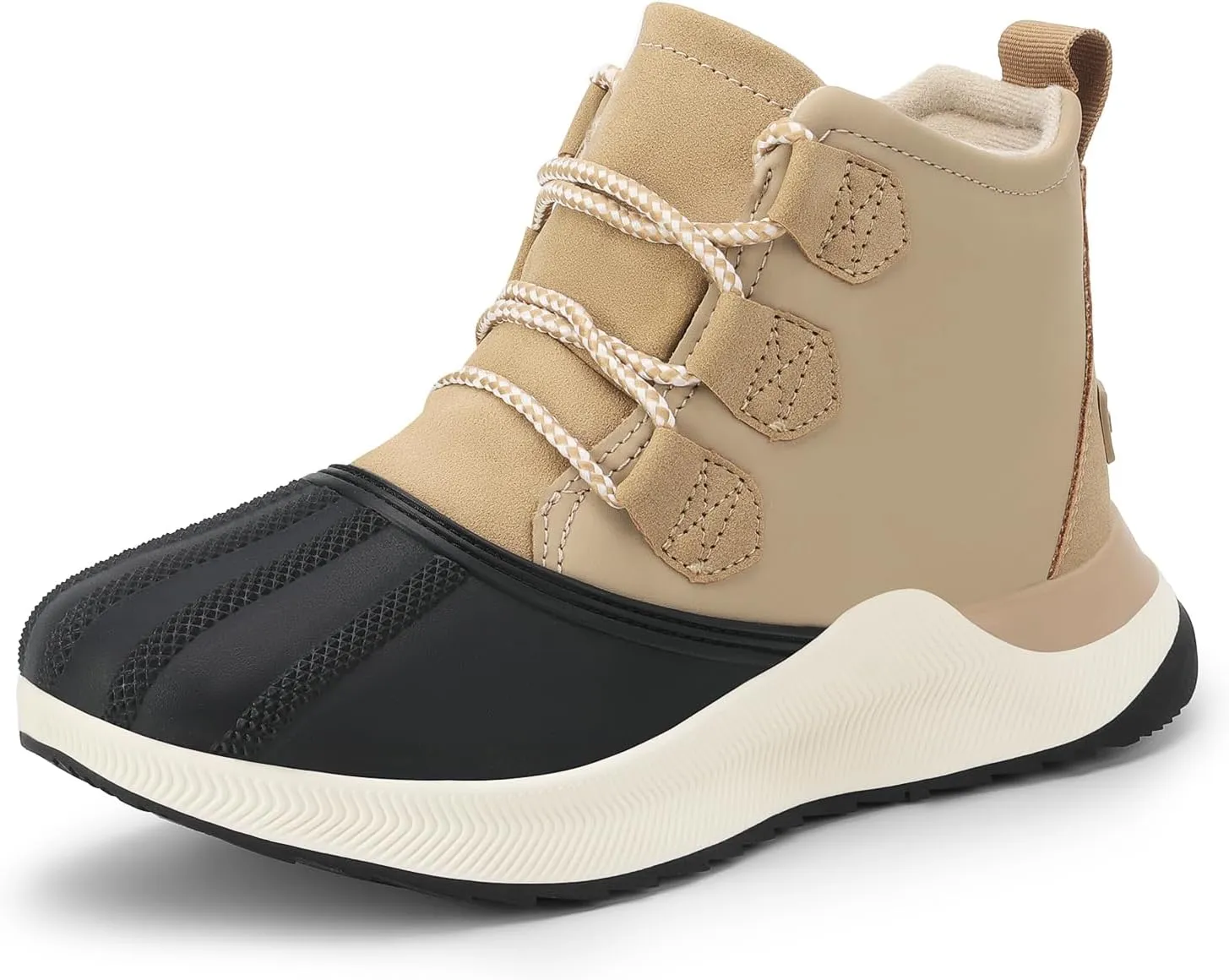 DREAM PAIRS Ankle Winter Boots for Women Waterproof Lace Up Anti-Slip Warm Snow Booties Fashion Sneaker Boots