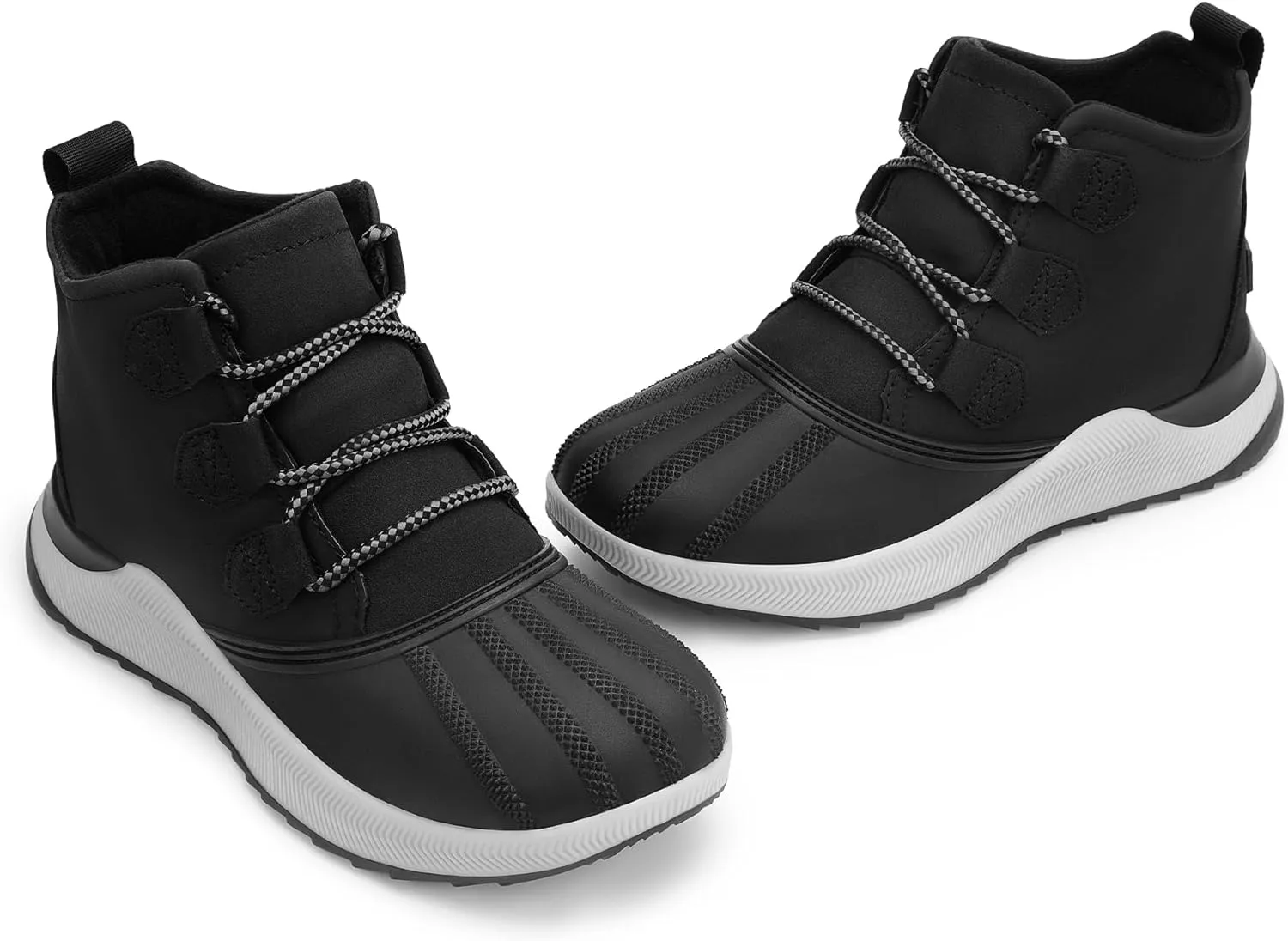 DREAM PAIRS Ankle Winter Boots for Women Waterproof Lace Up Anti-Slip Warm Snow Booties Fashion Sneaker Boots