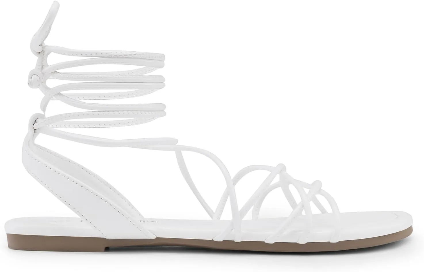 DREAM PAIRS Lace-up Gladiator Sandals Strappy Dressy Summer Flat Sandals for Women