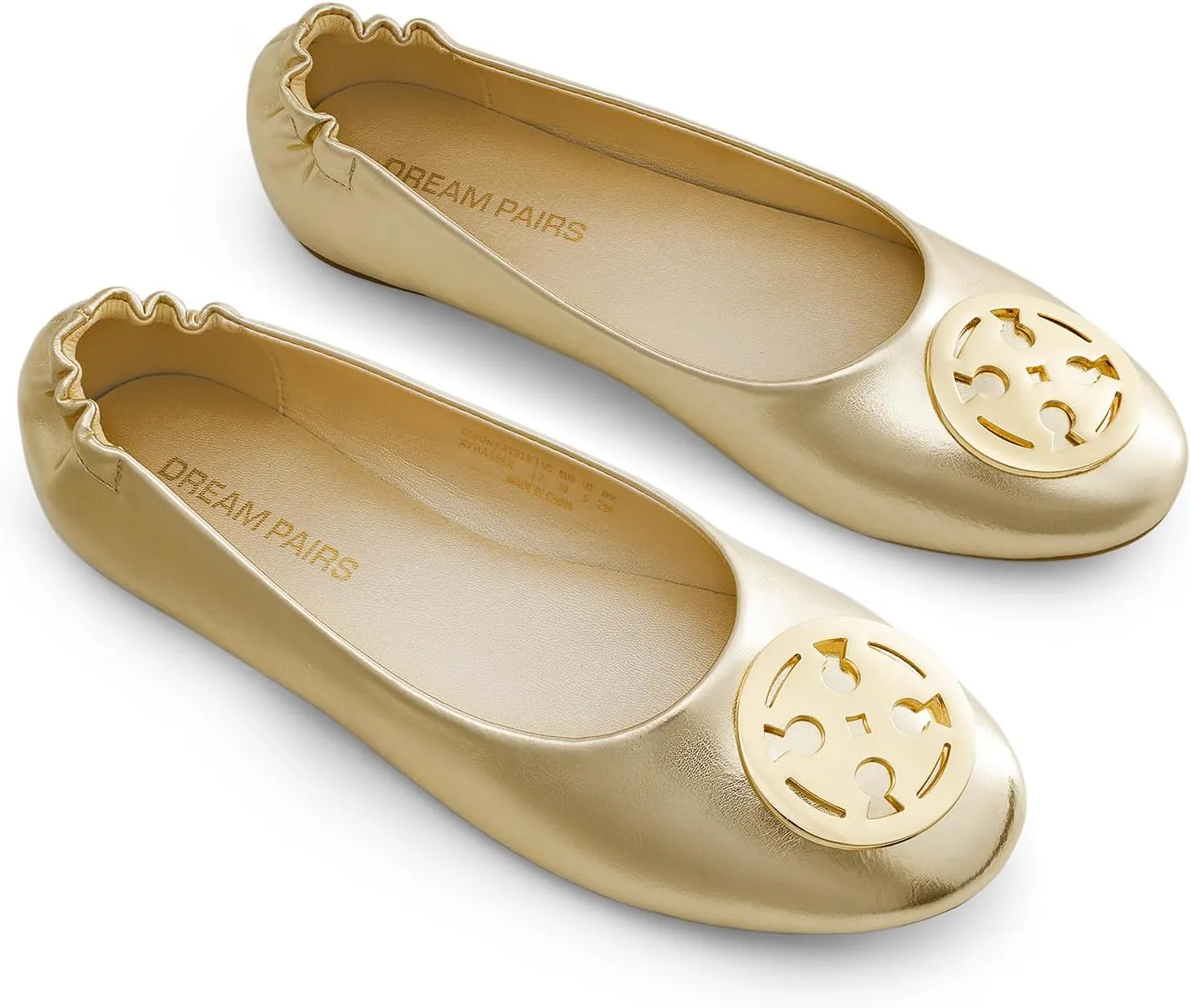 DREAM PAIRS Women's Ballet Flats Shoes Round Toe Slip On Comfortable Dressy Shoes