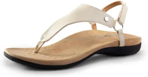 DREAM PAIRS Women's Flat Sandals Arch Support Orthopedic Comfortable Soft Cushion Summer T-Strap Walking Thong Sandals