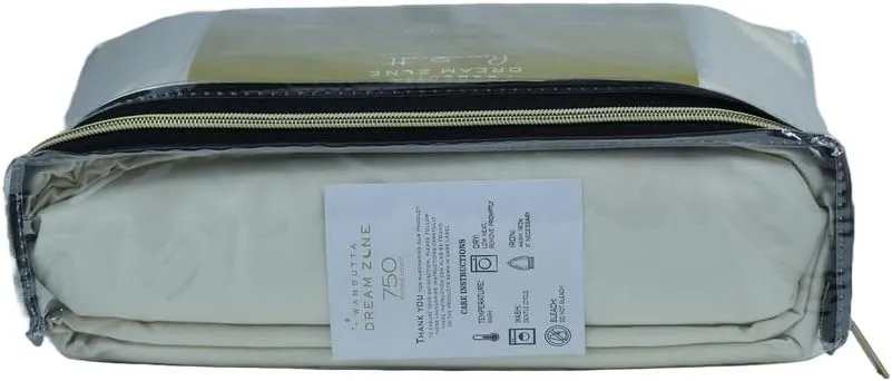 Dream Zone 750 Thread Count PimaCott King Sheet Set in Ivory (Ivory,King)