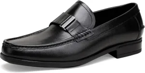 Dress Shoes for Men,Classicial Leather Loafers Slip on Formal Business Shoes Penny