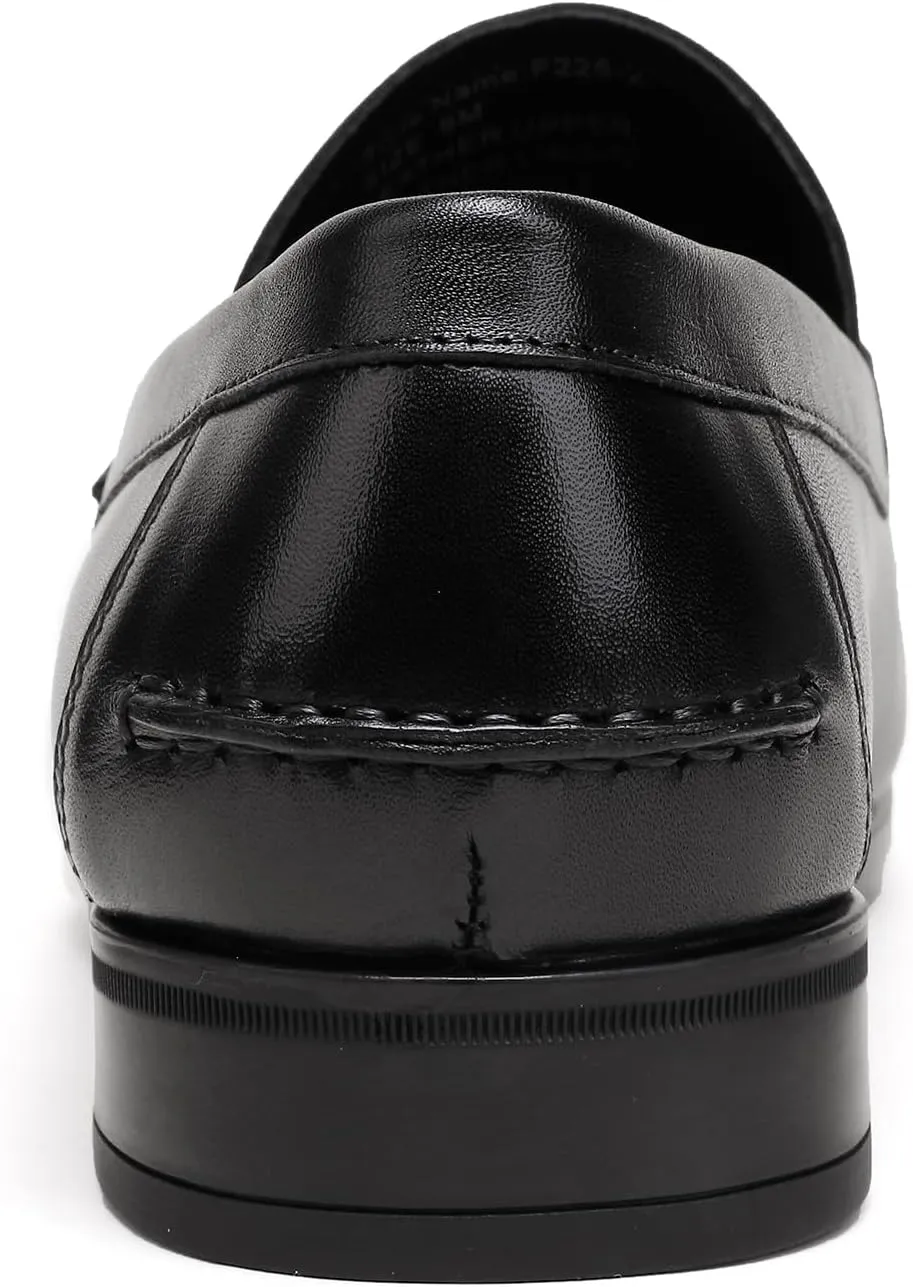 Dress Shoes for Men,Classicial Leather Loafers Slip on Formal Business Shoes Penny