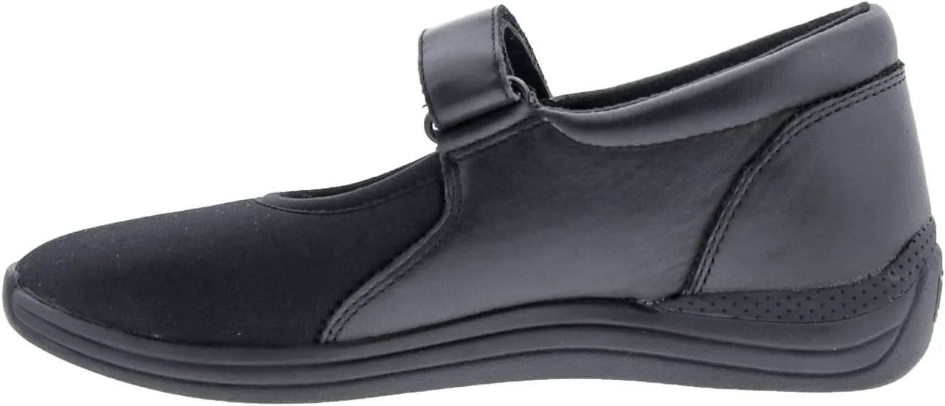 Drew Women's Magnolia Comfortable Slip-Resistant Mary Jane Adjustable Strap Flat with Arch Support