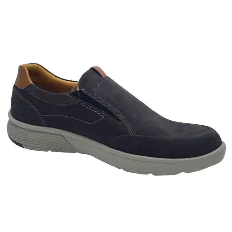 Dubarry Mens Navy Leather Light Slip On Shoes - Bang