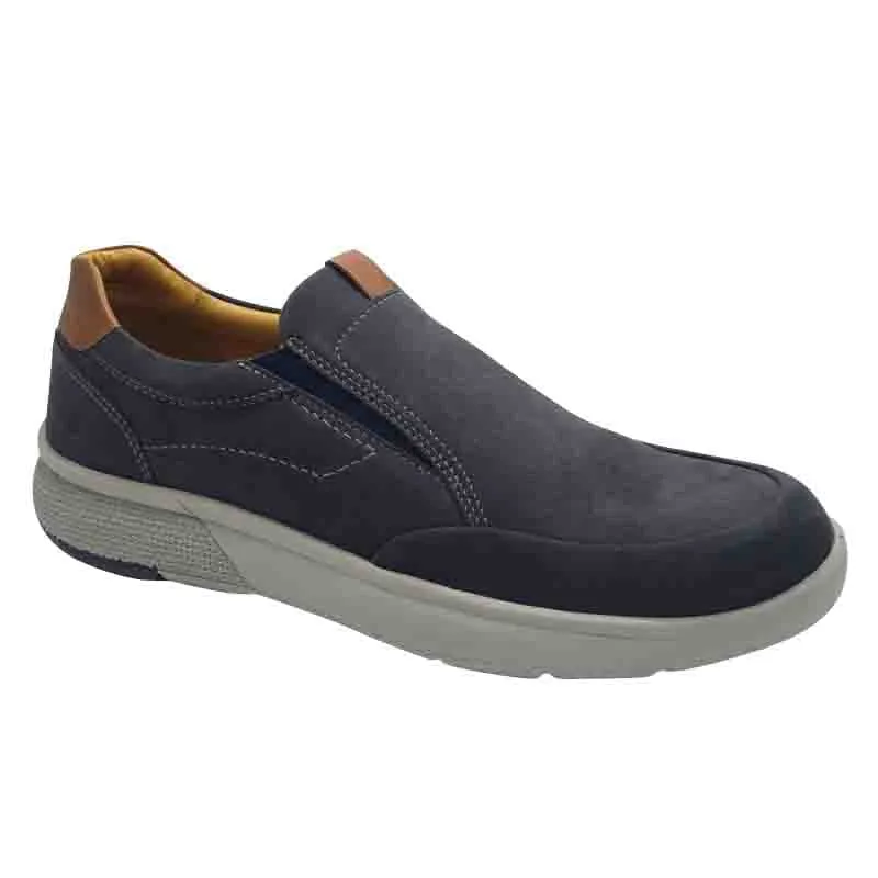 Dubarry Mens Navy Leather Light Slip On Shoes - Bang