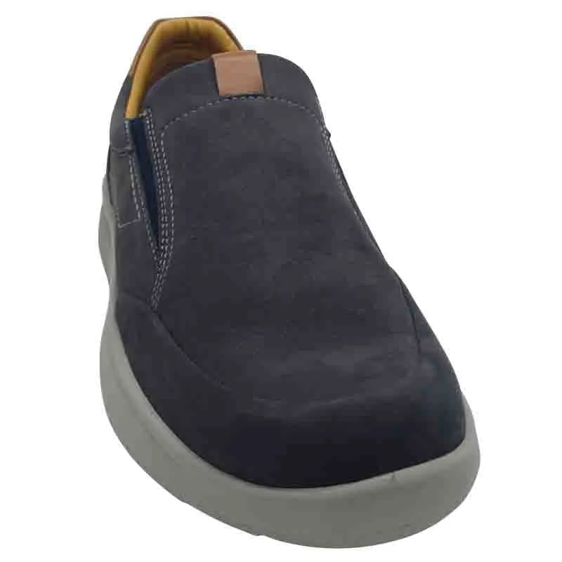 Dubarry Mens Navy Leather Light Slip On Shoes - Bang