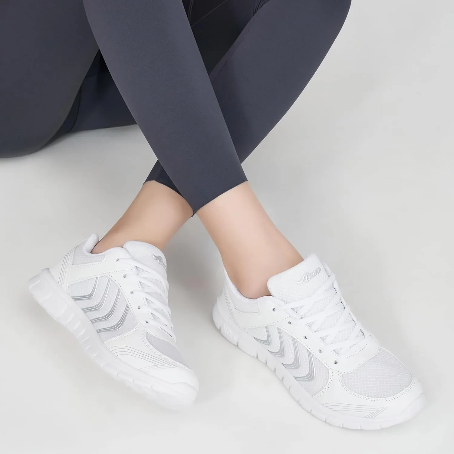 DUOYANGJIASHA Sneakers for Women Running Shoes: Slip On Casual Walking Shoes Non Slip Comfortable Fashion Tennis Shoes Mesh Lightweight Sneaker for Work