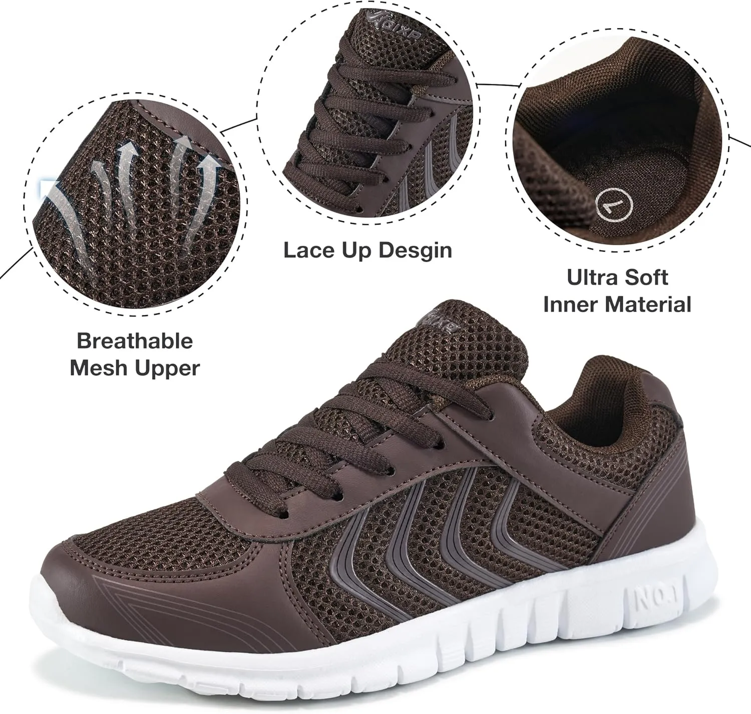 DUOYANGJIASHA Sneakers for Women Running Shoes: Slip On Casual Walking Shoes Non Slip Comfortable Fashion Tennis Shoes Mesh Lightweight Sneaker for Work