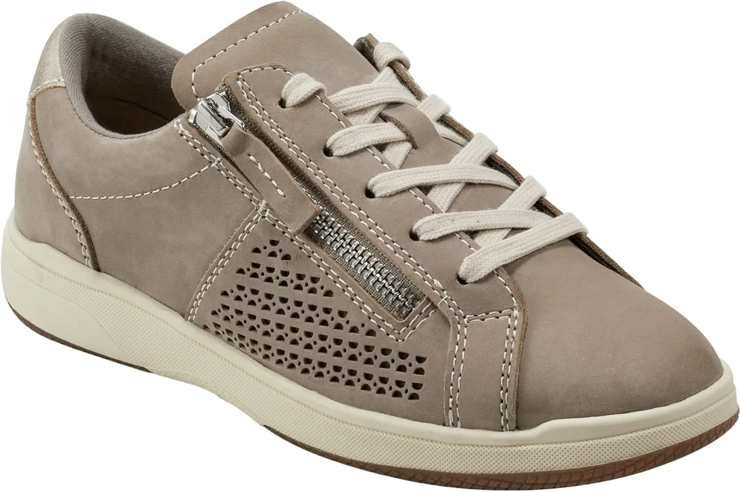 Earth® Women's Netta Casual Sneaker, Silver 040, 9 W