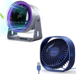EasyAcc USB Powered Desk Fan   Sleek Desk Fan