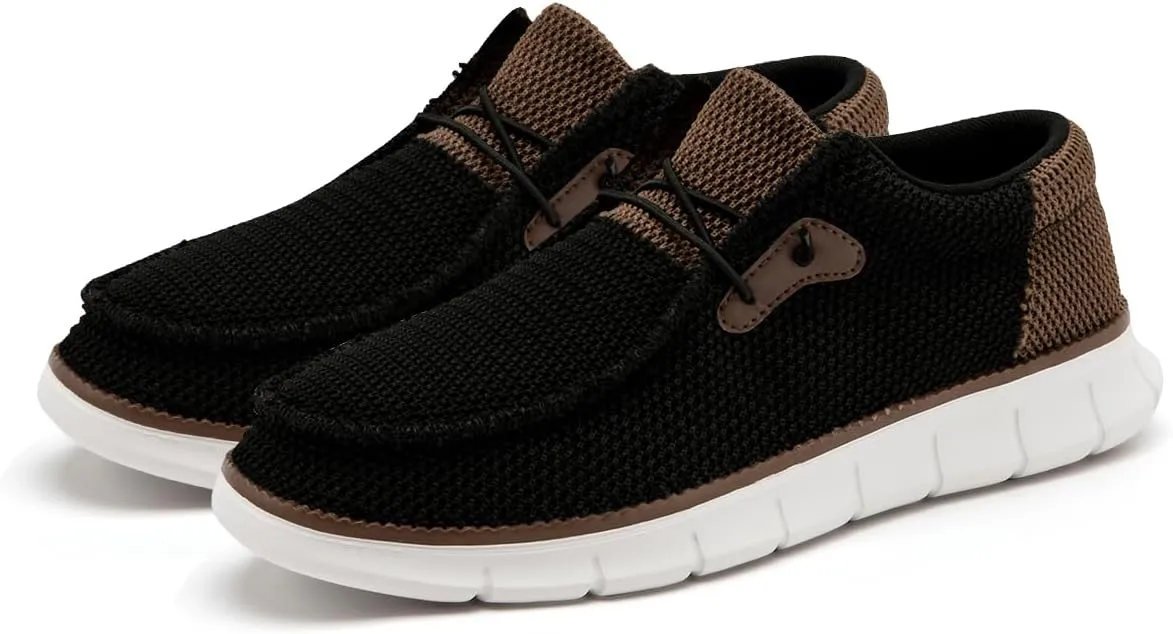 EGMPDA Mens Slip on Loafers Boat Shoes Non Slip Walking Sports Shoes Driving Shoes Casual Office Shoes Gym Lightweight Comfortable Shoes