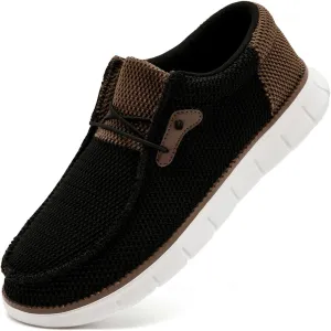 EGMPDA Mens Slip on Loafers Boat Shoes Non Slip Walking Sports Shoes Driving Shoes Casual Office Shoes Gym Lightweight Comfortable Shoes