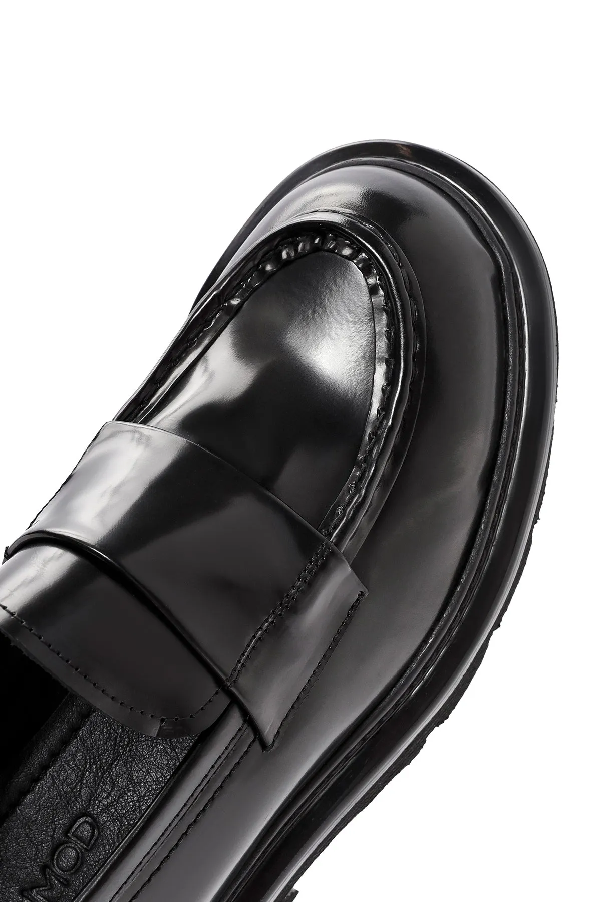 Erkek Siyah Deri Casual Loafer