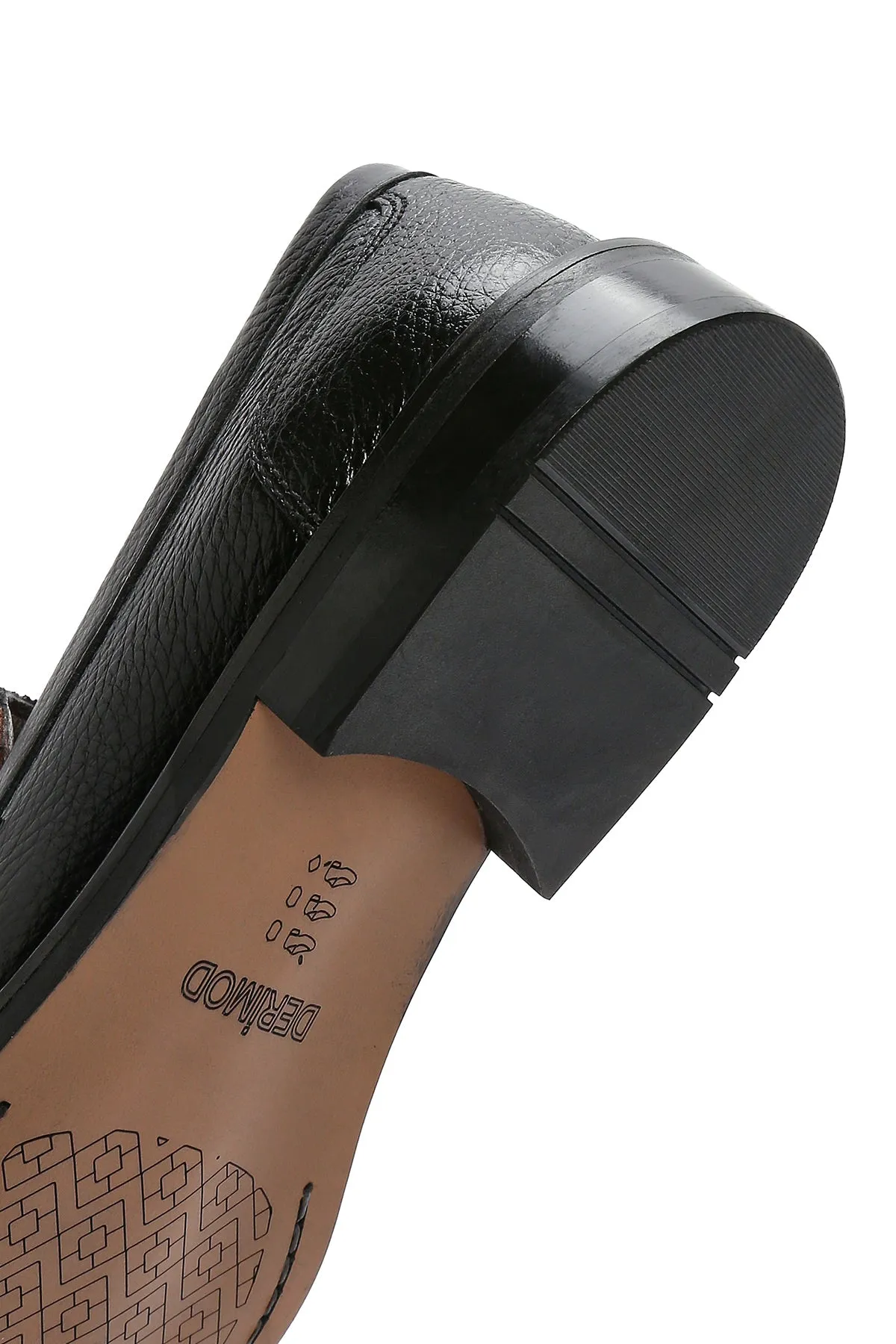Erkek Siyah Deri Klasik Loafer