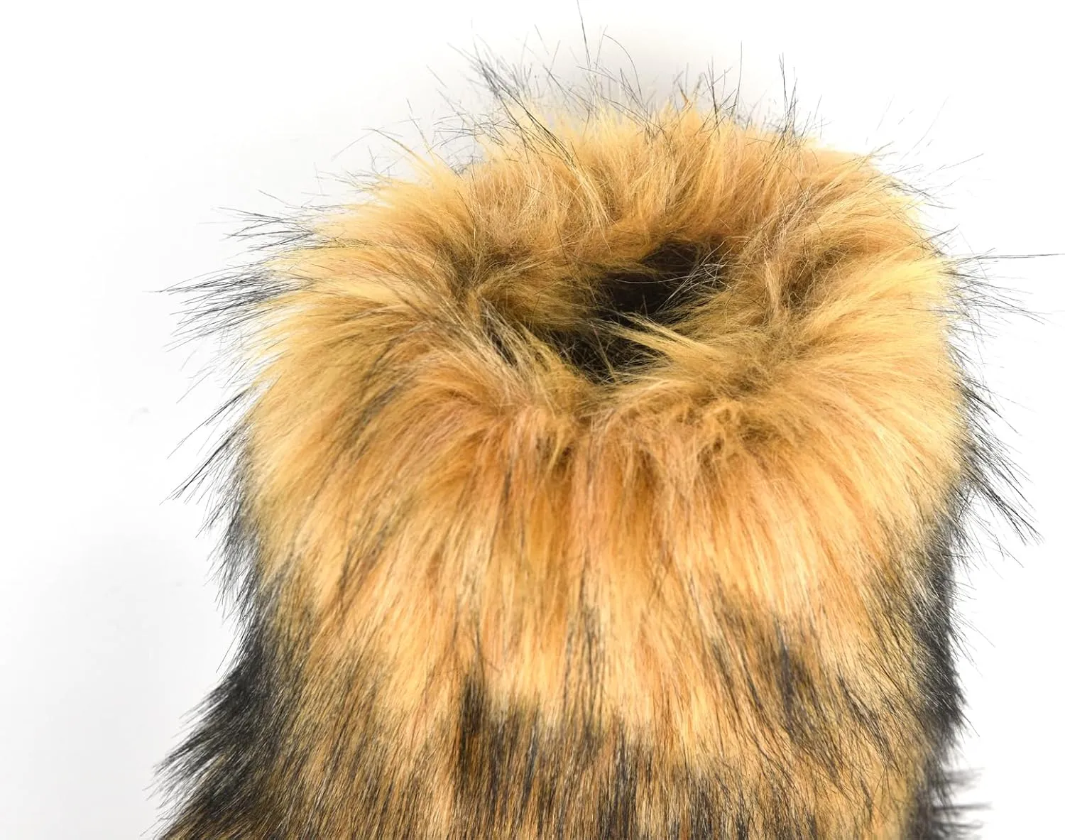 Fashion Fur Boots,Flat Heel Comfy Plush Warm Snow Booties,2025 Winter Outdoors Furry Boots,Mid-Calf Faux fur Boot for Women.