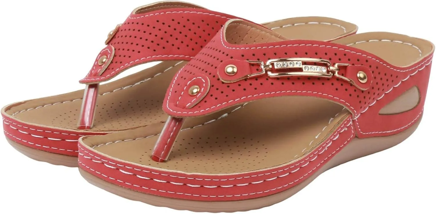 Fashion Mesh Breathable Sandals 2025 New, Chain Clip Toe Orthopedic Sandals Women Summer Dressy Casual Comfy Beach Slides