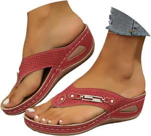Fashion Mesh Breathable Sandals 2025 New, Chain Clip Toe Orthopedic Sandals Women Summer Dressy Casual Comfy Beach Slides