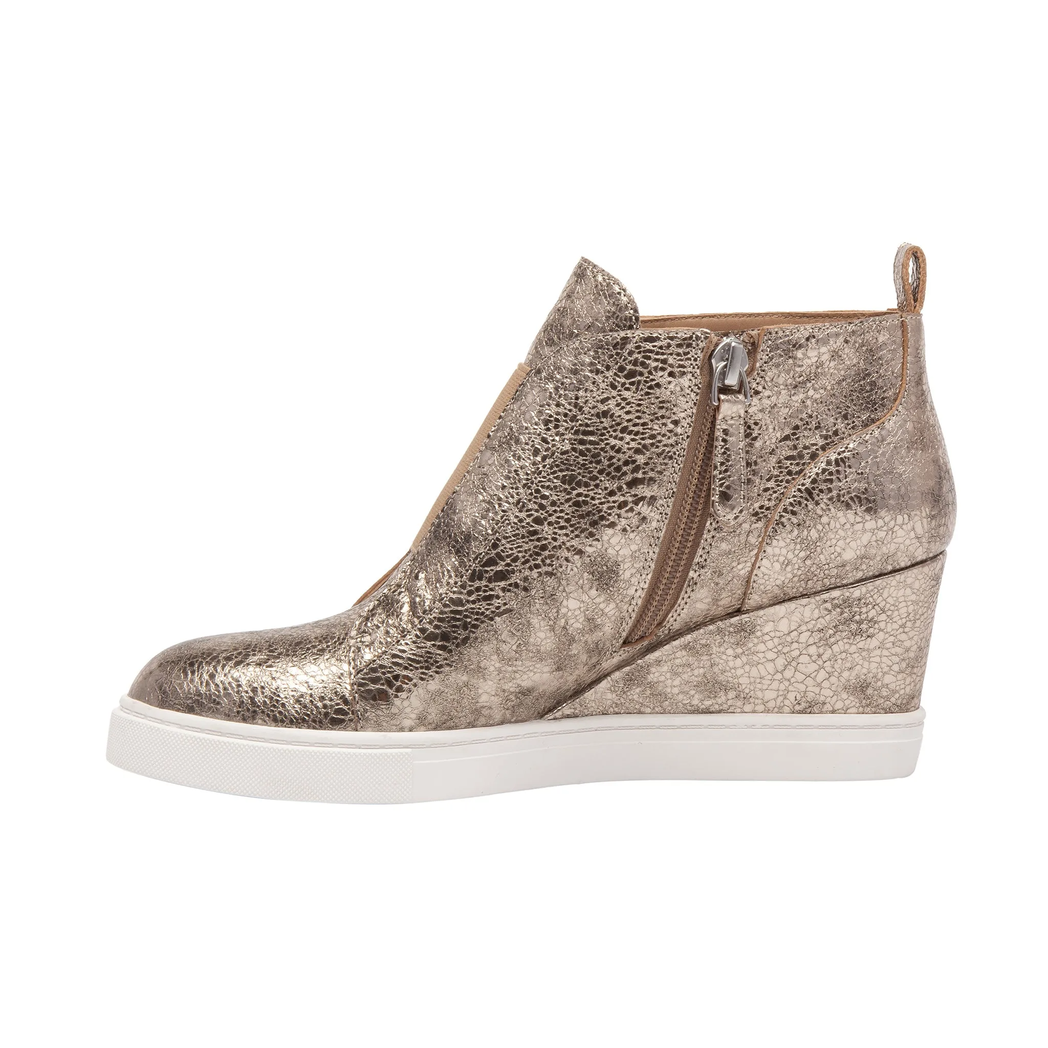 FELICIA SNAKE PRINT | Our Original Platform Wedge Sneaker Bootie