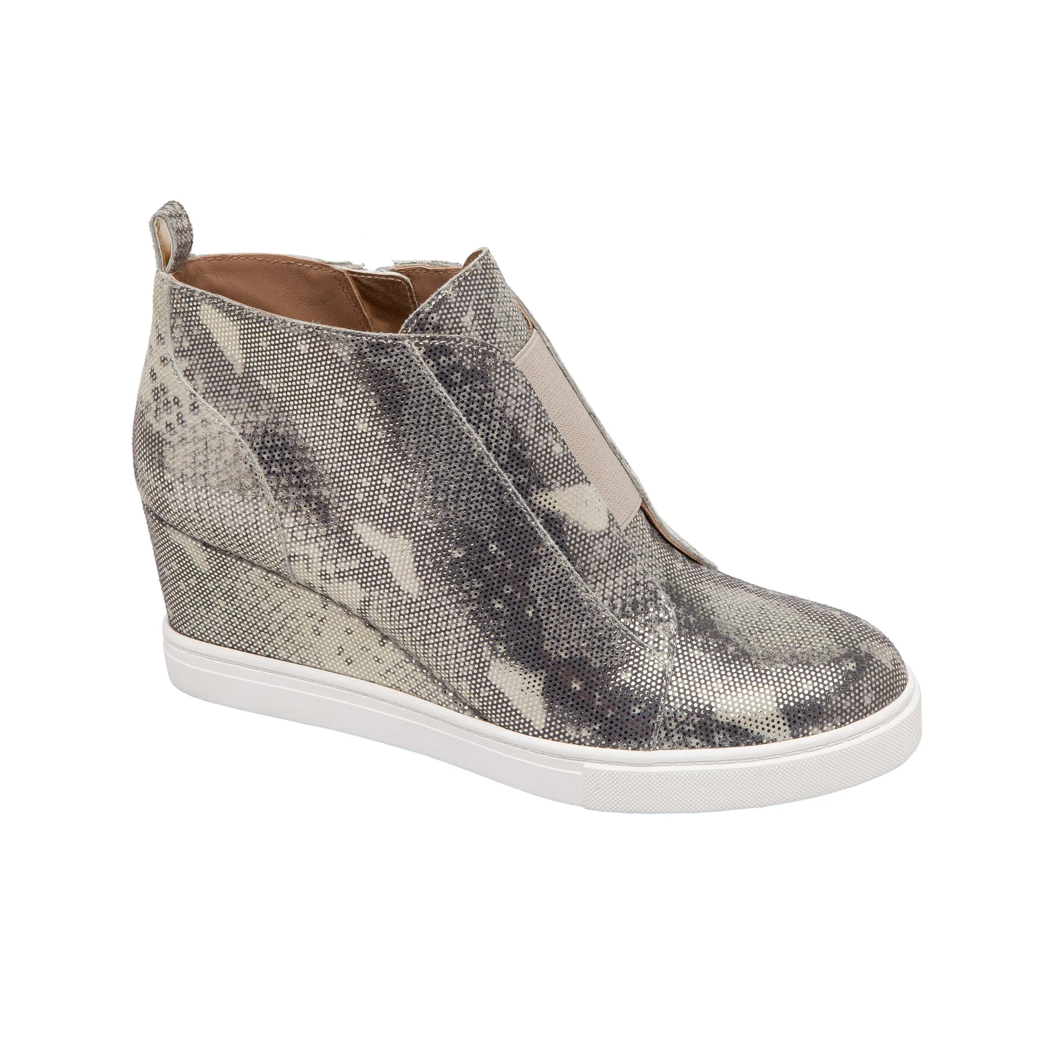 FELICIA SNAKE PRINT | Our Original Platform Wedge Sneaker Bootie