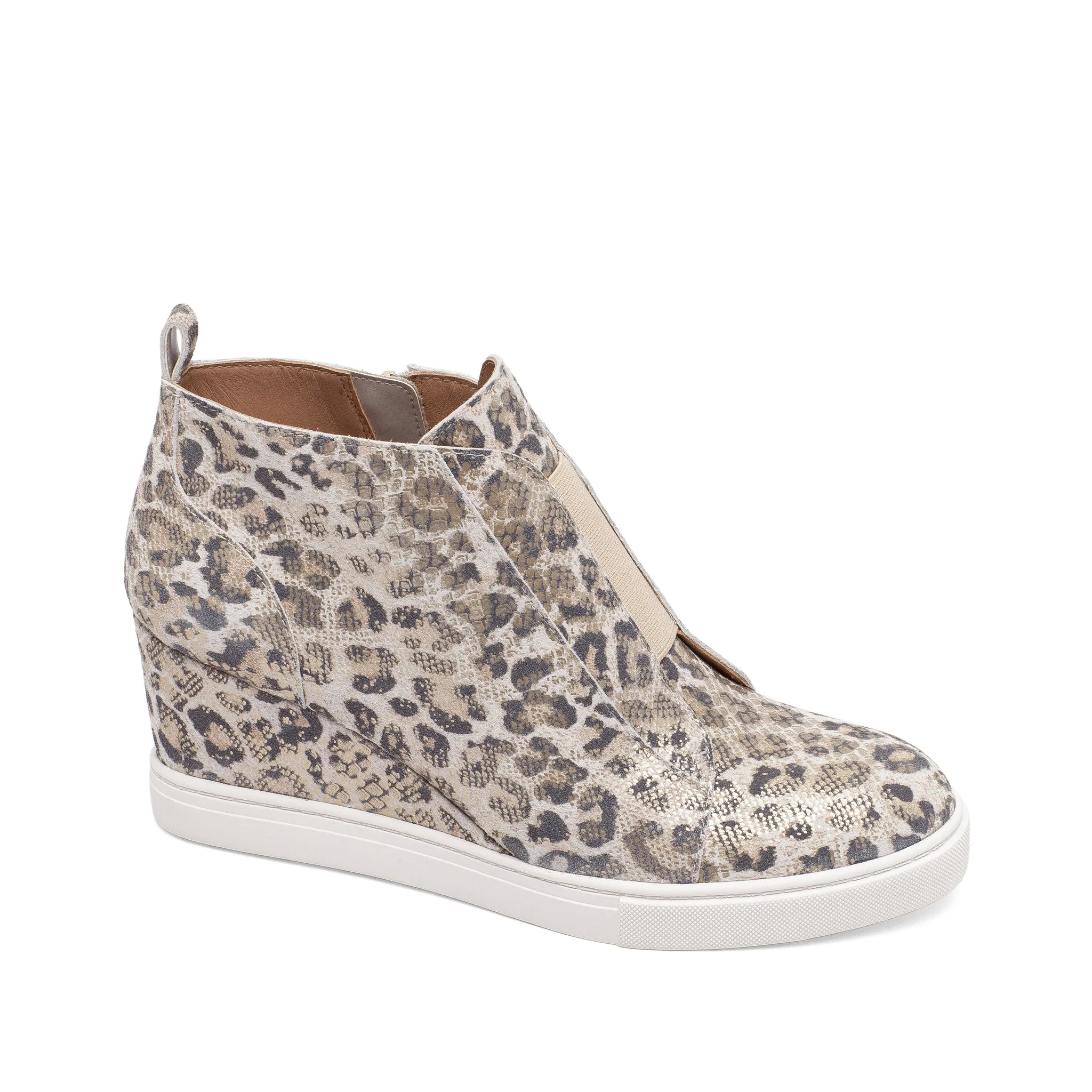 FELICIA SNAKE PRINT | Our Original Platform Wedge Sneaker Bootie