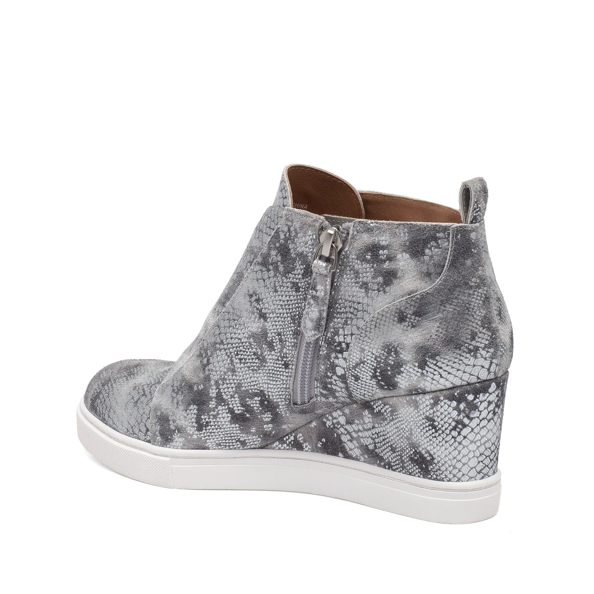 FELICIA SNAKE PRINT | Our Original Platform Wedge Sneaker Bootie
