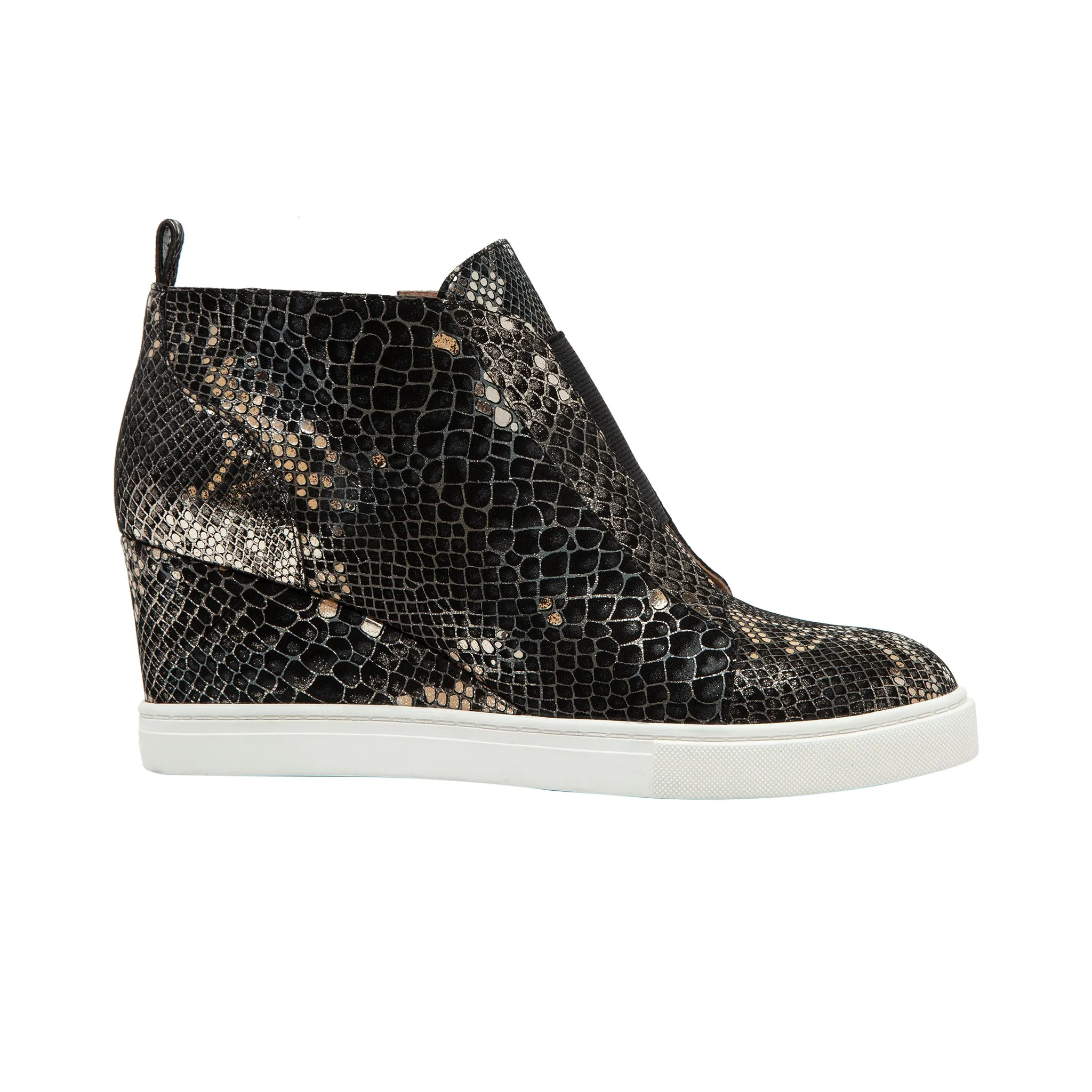 FELICIA SNAKE PRINT | Our Original Platform Wedge Sneaker Bootie