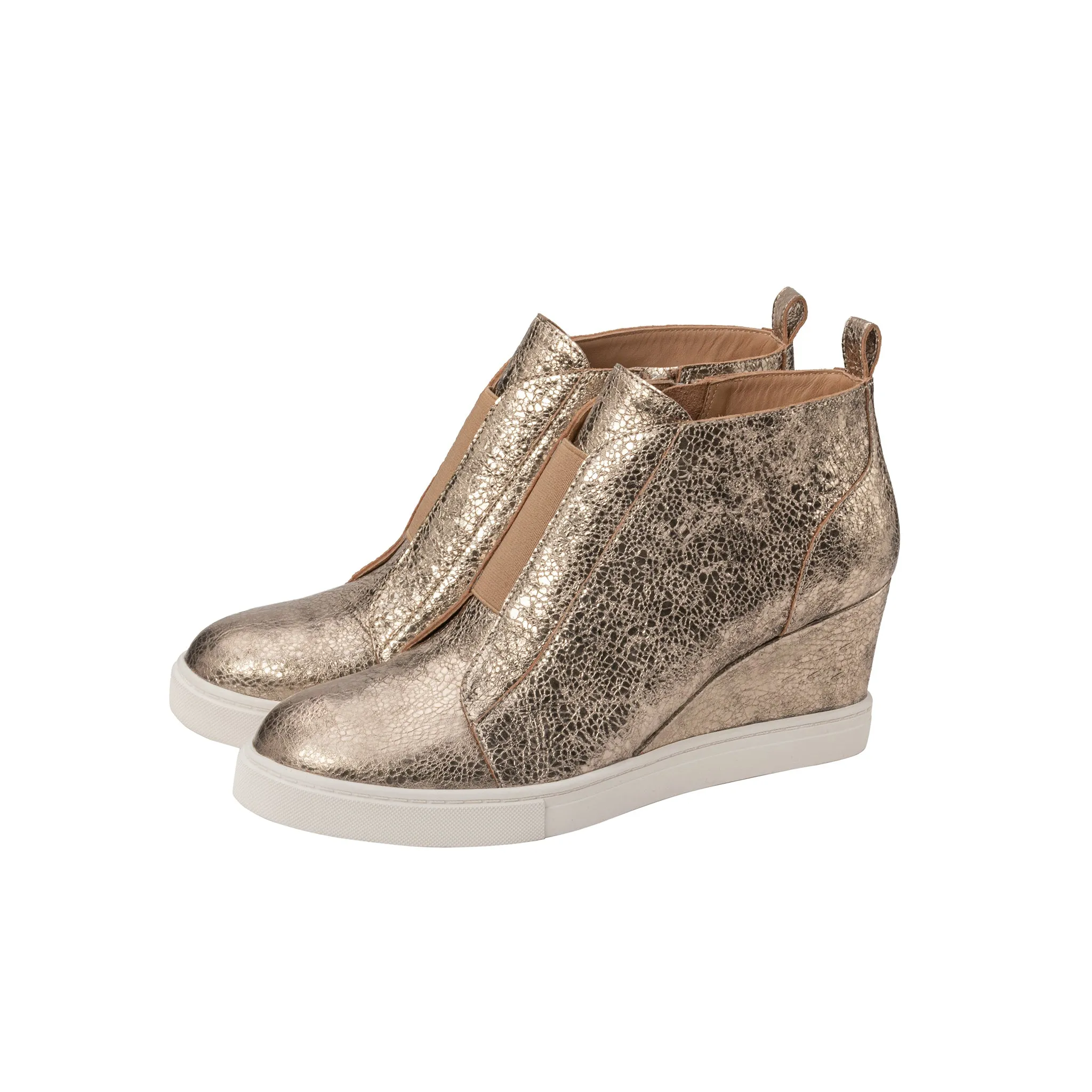 FELICIA SNAKE PRINT | Our Original Platform Wedge Sneaker Bootie