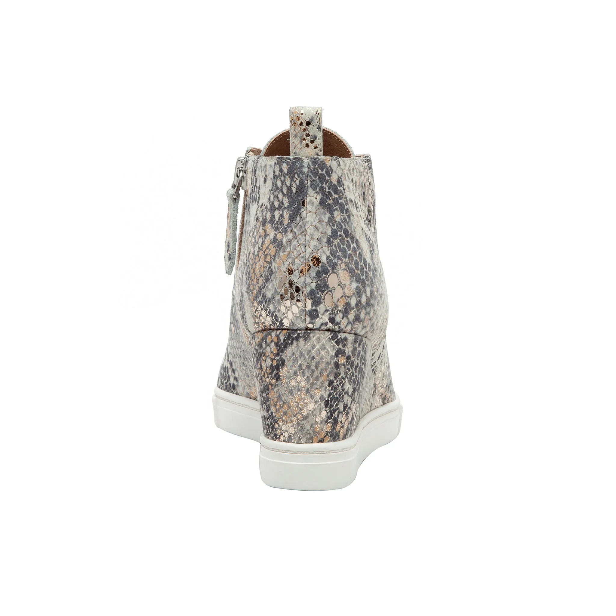 FELICIA SNAKE PRINT | Our Original Platform Wedge Sneaker Bootie